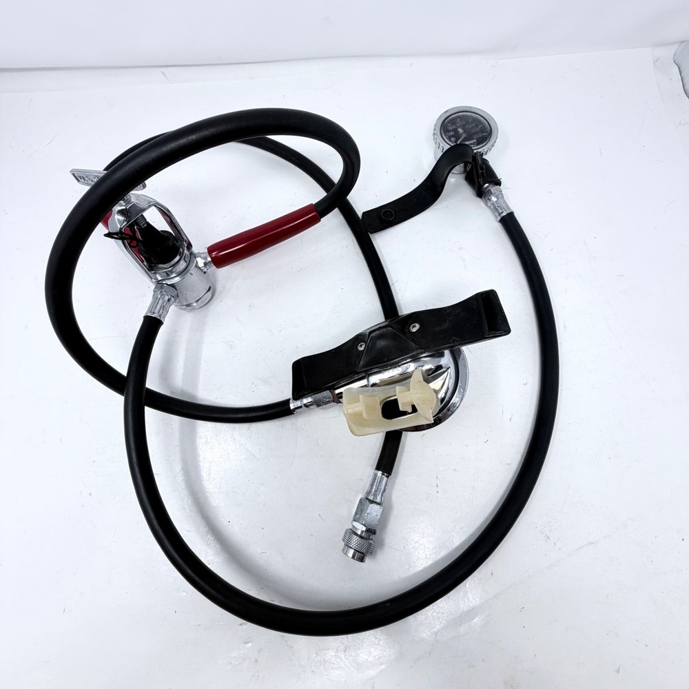 Vintage US Divers Aqua Lung Calypso Conshelf Scuba Regulator Set Scubapro Gauge